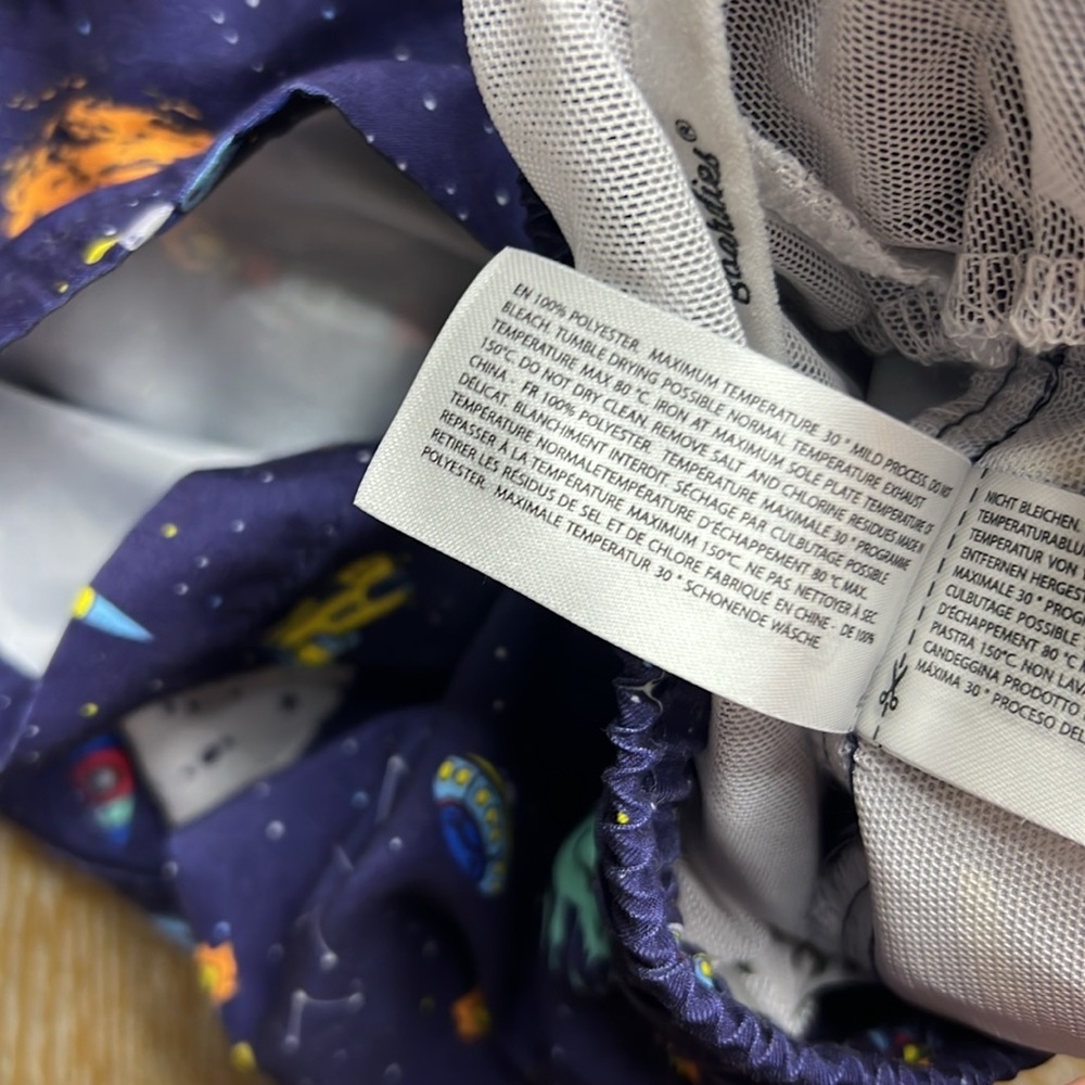 BOARDIES Little Boy Space Print Blue Swim Shorts 5-6 - Picture 10 of 10